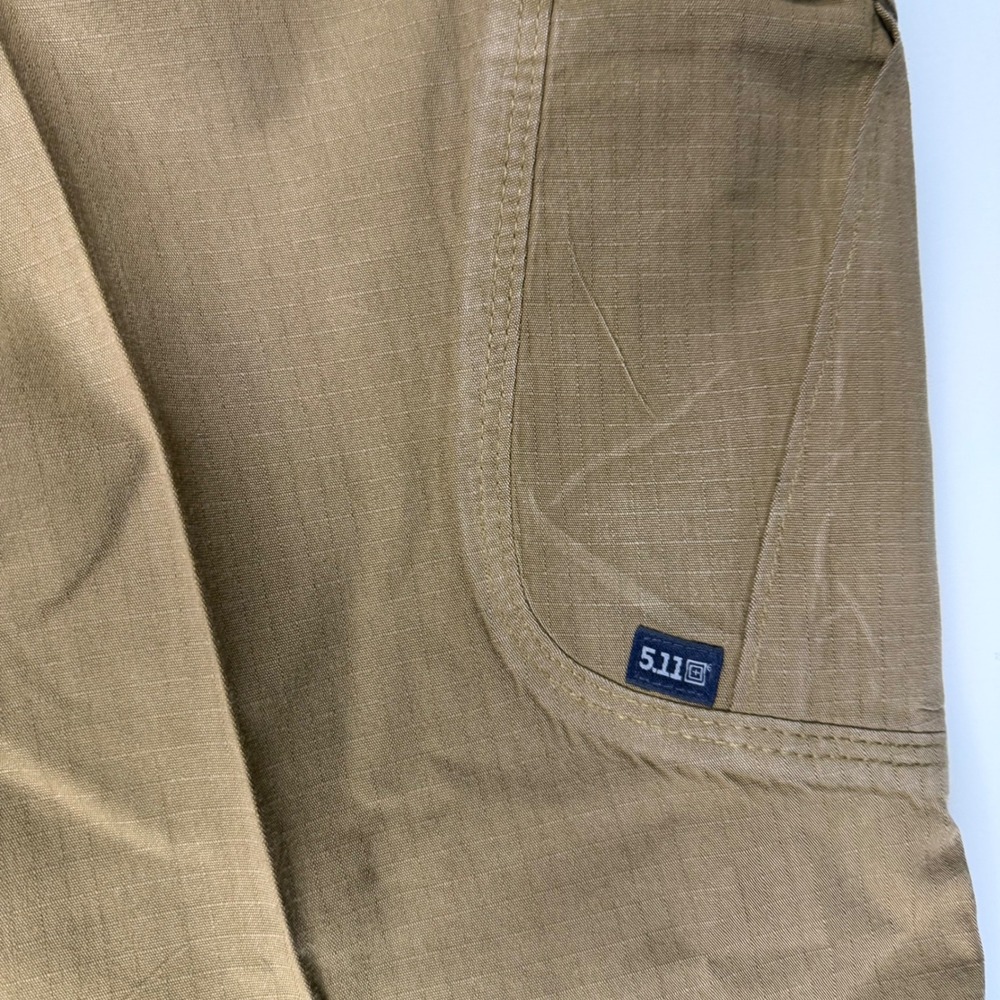 5.11 Tactical Series Cargo Pants Brown Ripstop Mens 38x30 Utility Workwear - Picture 10 of 11